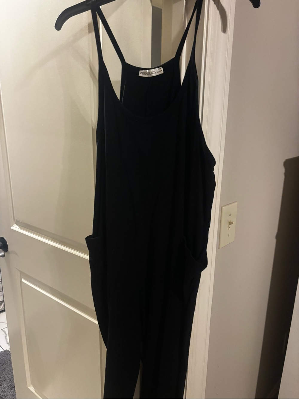 Zenana Outfitters Black Sleeveless Tank Jumpsuit